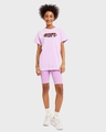 Shop Women's Purple Hope Need Typography Boyfriend T-shirt-Full