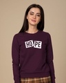 Shop Hope Pin Fleece Light Sweatshirt-Front