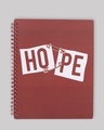Shop Hope Pin Spiral Notebook-Front