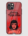 Shop Hotter Than Hell Premium Glass Case for Apple iPhone 13-Front