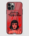 Shop Hotter Than Hell Premium Glass Case for Apple iPhone 14 Pro-Front