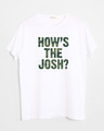 Shop How's The Josh Half Sleeve T-Shirt-Front