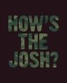 Shop How's The Josh Round Neck 3/4th Sleeve T-Shirt-Full