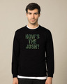 Shop How's The Josh Light Sweatshirt-Front