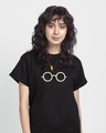 Shop Hp Glasses Boyfriend T-Shirt-Front