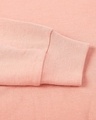 Shop Women's Pink Color Block Crop Sweatshirt