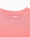 Shop Women's Pink Relaxed Fit Crop Sweatshirt
