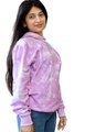 Shop Women's Purple Tie & Dye Loose Fit Hoodie-Design