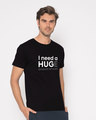 Shop Hug For Cash Half Sleeve T-Shirt-Design