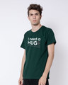 Shop Hug For Cash Half Sleeve T-Shirt-Design