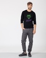 Shop Hulk Face Full Sleeve T-Shirt (AVL)-Design