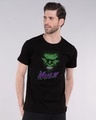 Shop Hulk Face Half Sleeve T-Shirt (AVL)-Front