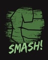 Shop Hulk Fist Half Sleeve T-Shirt (AVEGL)