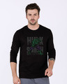 Shop Hulk Smash Full Sleeve T-Shirt (AVL)-Front