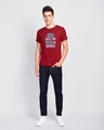 Shop Hum Jaise Hai Half Sleeve T-Shirt Bold Red-Full