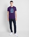 Shop Hum Jaise Hai Half Sleeve T-Shirt Parachute Purple-Design