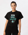 Shop Hum Nahi Uthenge Boyfriend T-Shirt-Front