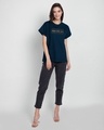 Shop Human After All Boyfriend T-Shirt Navy Blue-Design