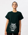 Shop Humanized Tuxedo Tiger Boyfriend T-Shirt-Front