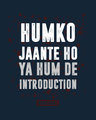 Shop Humko Jaante Ho Round Neck 3/4th Sleeve T-Shirt