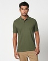 Shop Hunter Green Classic Polo-Front