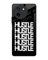 Shop Hustle Bustle Premium Glass Case for Vivo T3X 5G(Shock Proof, Scratch Resistant)-Front