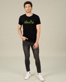 Shop Hustle Gradient Half Sleeve T-Shirt-Full
