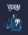 Shop Men's Blue Hyper Venom Graphic Printed T-shirt-Full