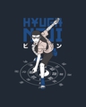 Shop Men's Blue Hyuga Negi Byakugan Graphic Printed T-shirt-Full