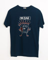Shop I Am Bad Sponge Half Sleeve T-Shirt (SBL)-Front