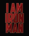 Shop I Am Iron Man Half Sleeve T-Shirt (AVL)