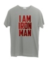 Shop I Am Iron Man Half Sleeve T-Shirt (AVL)-Front