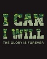 Shop I Can I Will Full Sleeve T-shirt For Men's