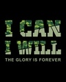 Shop I Can I Will Half Sleeve T-shirt For Men's