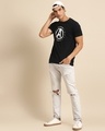 Shop I Choose Unity Half Sleeve T-Shirt (AVL) Black-Full
