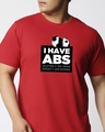 Shop I Have Abs Half Sleeve Plus Size T-Shirt