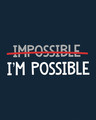 Shop I'm Possible Round Neck 3/4th Sleeve T-Shirt