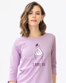 Shop I Purple You Round Neck 3/4th Sleeve T-Shirt-Front