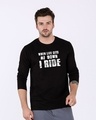 Shop I Ride Full Sleeve T-Shirt-Front
