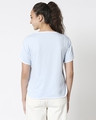 Shop Ice Water Blue Half Sleeves Tape T-Shirt-Full