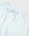 Shop Ice Water Blue Solid Regular Fit Shorts