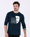 Shop Ideas Are Bulletproof Full Sleeve T-Shirt-Front