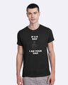 Shop If U R Bad, I Am Your Dad Half T-Shirt-Front