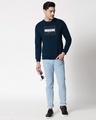 Shop Imagine Signature Fleece Sweatshirt Navy Blue-Design