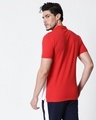 Shop Imperial Red-White Two Block Polo T-Shirt-Design