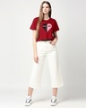 Shop In Your Area Top Boxy Crop Top Bold Red-Full