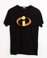 Shop Incredible Logo Half Sleeve T-Shirt (DL)-Front