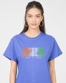 Shop India Barcode Boyfriend T-Shirt-Front