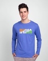 Shop India Tricolor Full Sleeve T-Shirt-Front