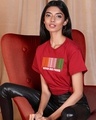 Shop Indian & Proud Women's Boyfriend T-shirt-Front